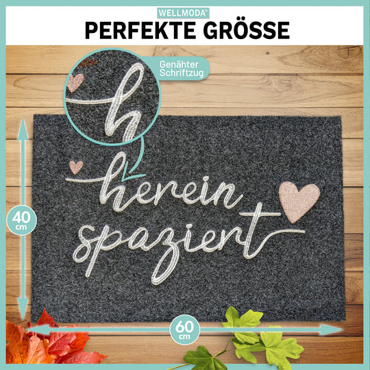 Fußmatte "Hereinspaziert" Premium