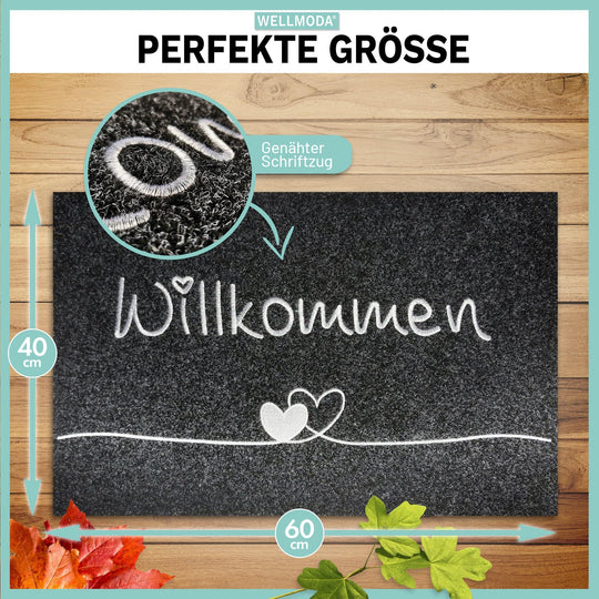 Fußmatte "Willkommen" - Wellmoda